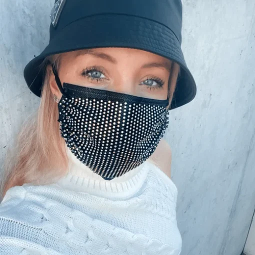 Glitzer Maske Bling Bling