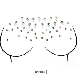 Glitzersteine Brust The Sparkle Collection