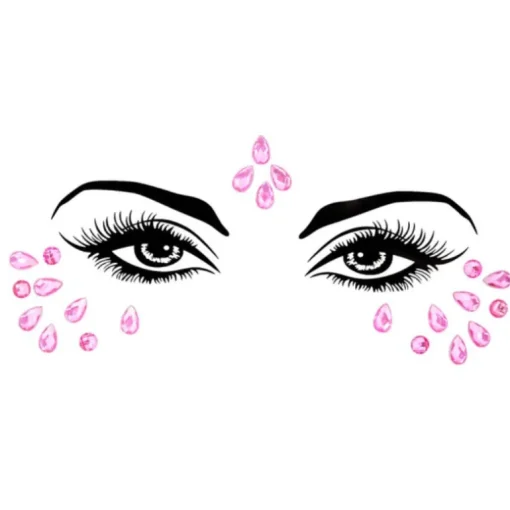 Glitzersteine zum Aufkleben Daisy