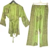 Grünes Om Set Hose & Kimono Aroha