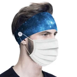 Haarband Maske Galaxy