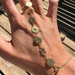 Handkette Armband Chakra Power