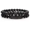 Herren Armband Set Matt