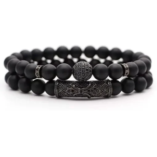 Herren Armband Set Matt