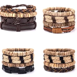 Herren Boho Armband Set Asher
