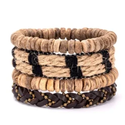 Herren Boho Armband Set Asher