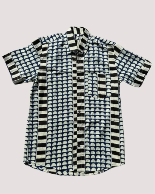 Herren Hemd Blue Drift