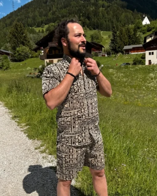 Herren Hemd Sacred Geometry