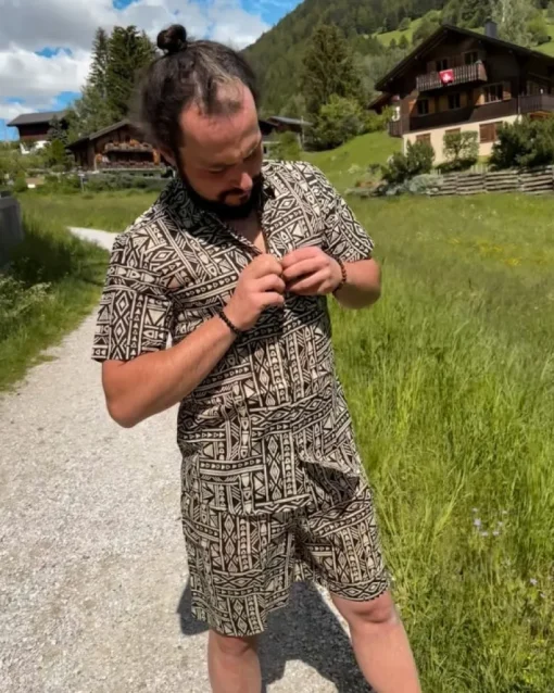 Herren Hemd Sacred Geometry