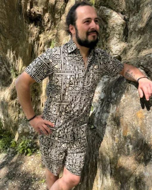 Herren Shorts Sacred Geometry