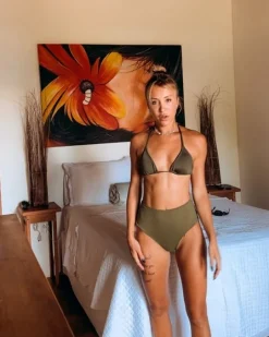 High-Waist Bikini Brasila | Eco-Friendly