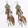 Hippie Federohrringe Yamini