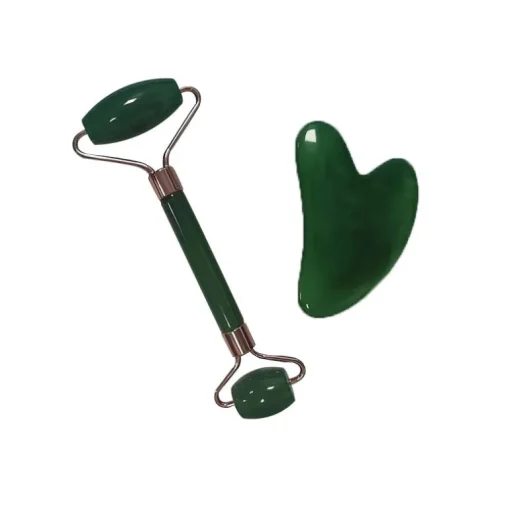 Jade Gesichts Roller & Gua Sha Stein Linda