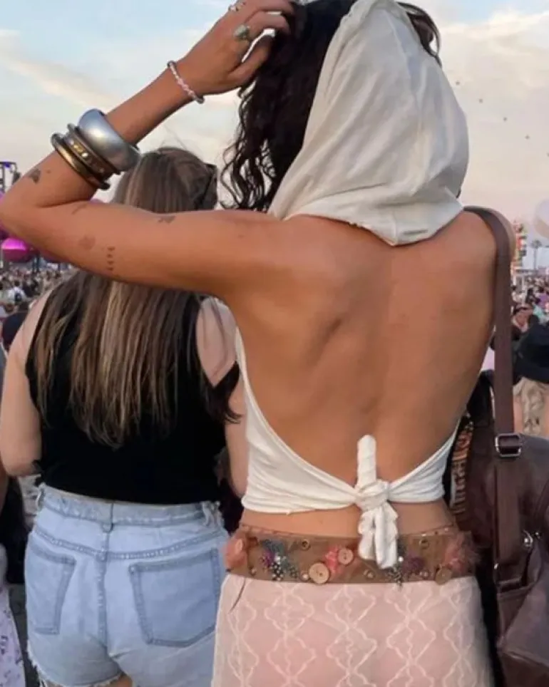 Kapuzen Hippie Top Tanith