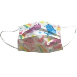 Kinder Einwegmasken Regenbogen Delfin