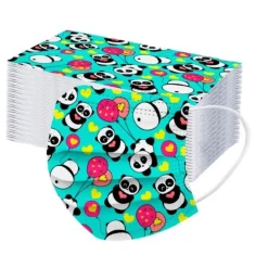 Kinder Hygienemaske Panda Ballon