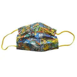 Kinder Hygienemasken Comic Pikachu