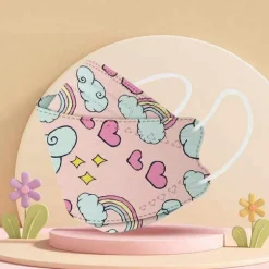 Kinder Maske Fisch Form Girly Sky