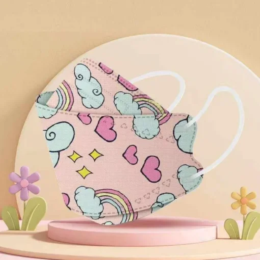 Kinder Maske Fisch Form Girly Sky