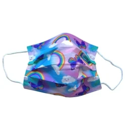 Kindermasken Einweg Schmetterling Regenbogen
