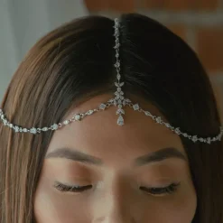 Kopfschmuck Glitter Rose