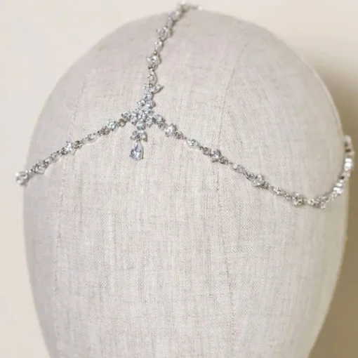 Kopfschmuck Glitter Rose