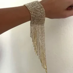 Kristall Glitzer Armband Rhea