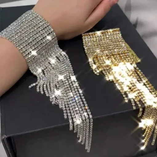 Kristall Glitzer Armband Rhea