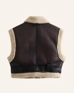 Kunstleder Damen Gilet Nika