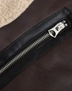 Kunstleder Damen Gilet Nika