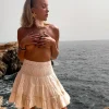Kurzer Boho Rock Cotton Bliss