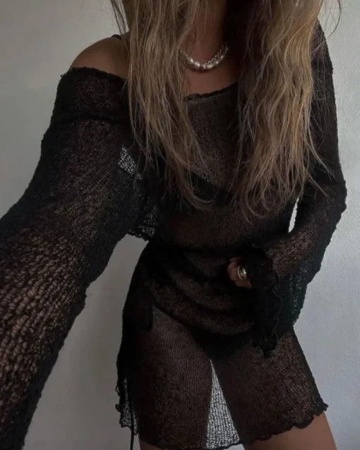 Kurzes Mesh Kleid Ella