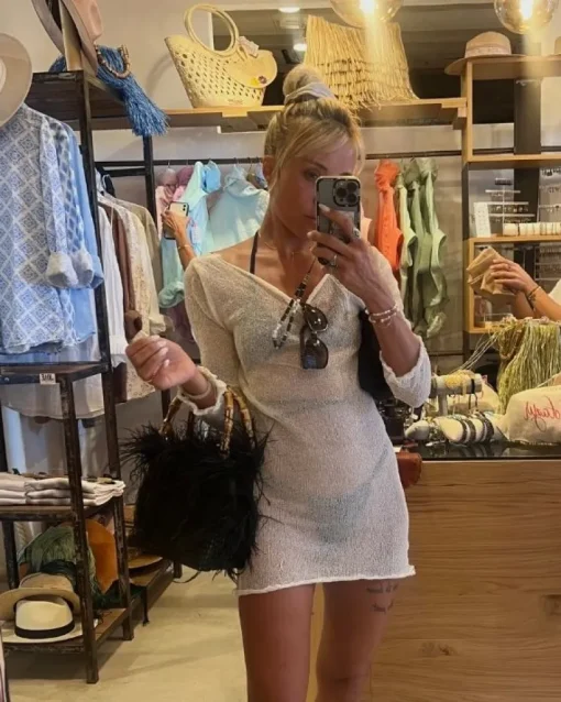 Kurzes Mesh Kleid Ella
