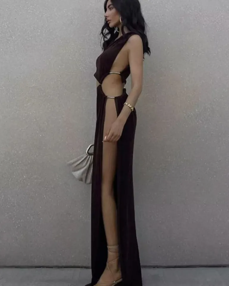 Langes Cut-Out Kleid Glory