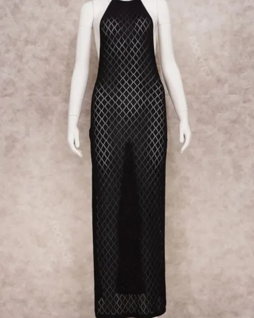 Langes Feinstrick Kleid Josefin
