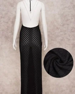 Langes Feinstrick Kleid Josefin