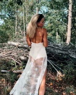 Langes Glitzerkleid Kasja