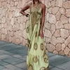 Langes Kleid Green Goa