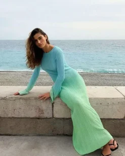 Langes Kleid Ocean Breeze