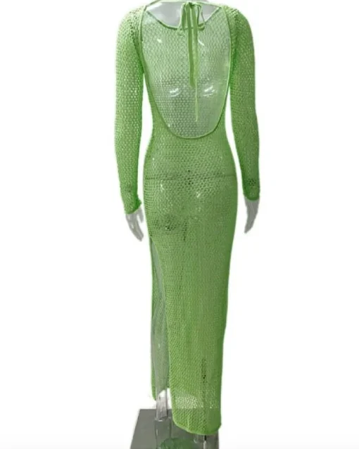 Langes Netzkleid Amara