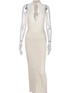Langes Strickkleid Janica