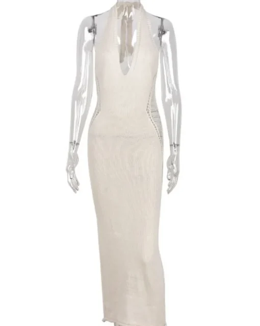 Langes Strickkleid Janica