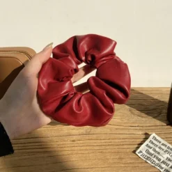 Leder Style Scrunchies Roma