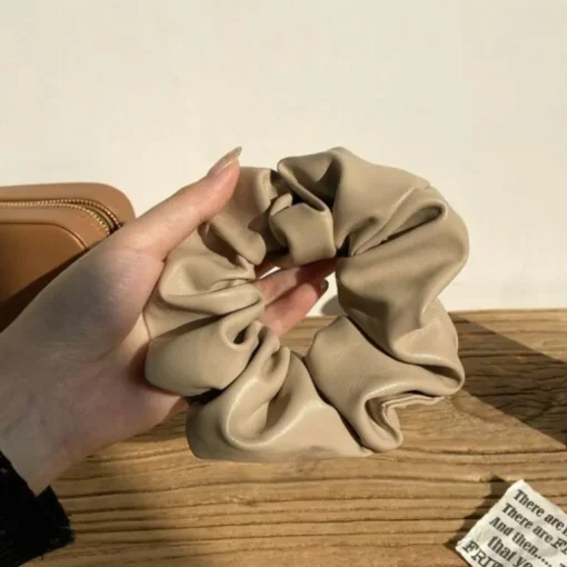 Leder Style Scrunchies Roma