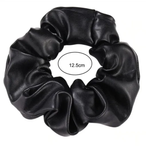 Leder Style Scrunchies Roma