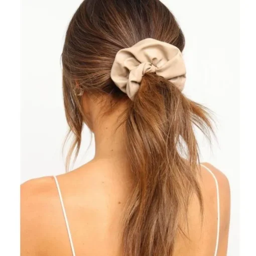 Leder Style Scrunchies Roma