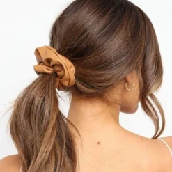Leder Style Scrunchies Roma