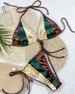 Metallic Bikini Shiny Iris