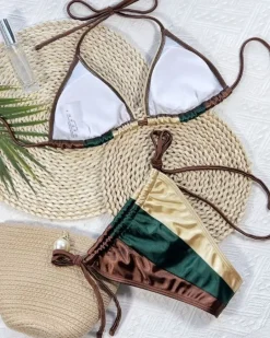 Metallic Bikini Shiny Iris