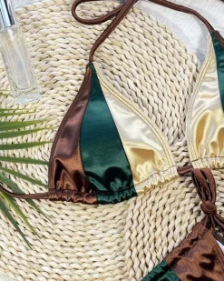 Metallic Bikini Shiny Iris